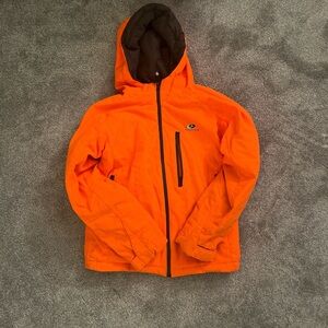 Orange Hooded Jacket
